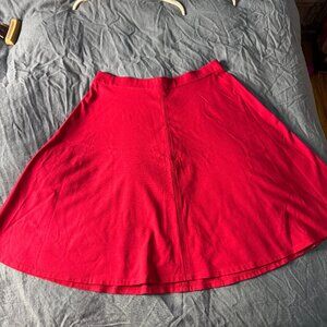 Red Circle Skirt - Lane Bryant, size 18/20